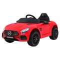 Mercedes Benz GT na batériu pre deti Červený + Diaľkové ovládanie + Pomalý štart + MP3 LED