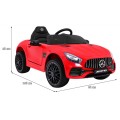 Mercedes Benz GT na batériu pre deti Červený + Diaľkové ovládanie + Pomalý štart + MP3 LED