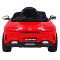 Mercedes Benz GT na batériu pre deti Červený + Diaľkové ovládanie + Pomalý štart + MP3 LED
