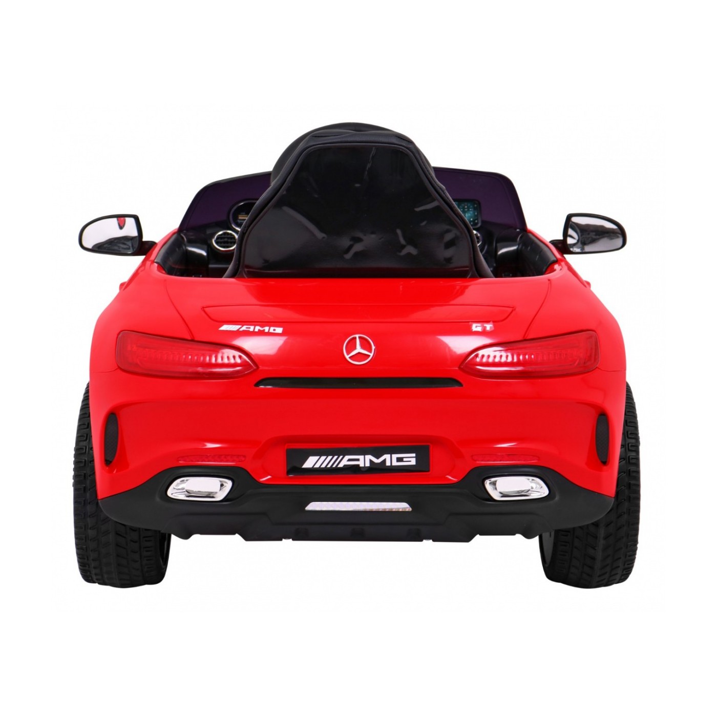 Mercedes Benz GT na batériu pre deti Červený + Diaľkové ovládanie + Pomalý štart + MP3 LED