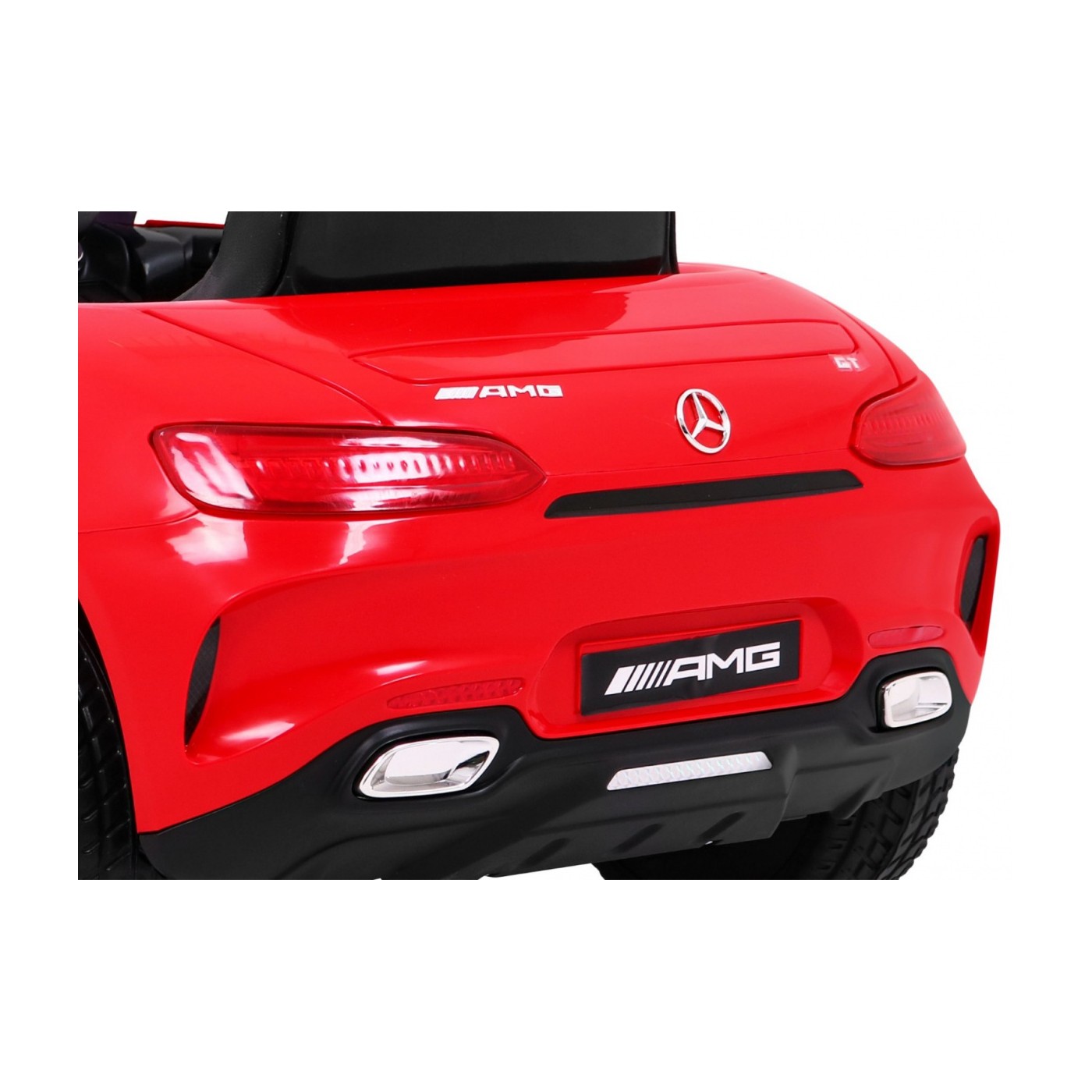 Mercedes Benz GT na batériu pre deti Červený + Diaľkové ovládanie + Pomalý štart + MP3 LED