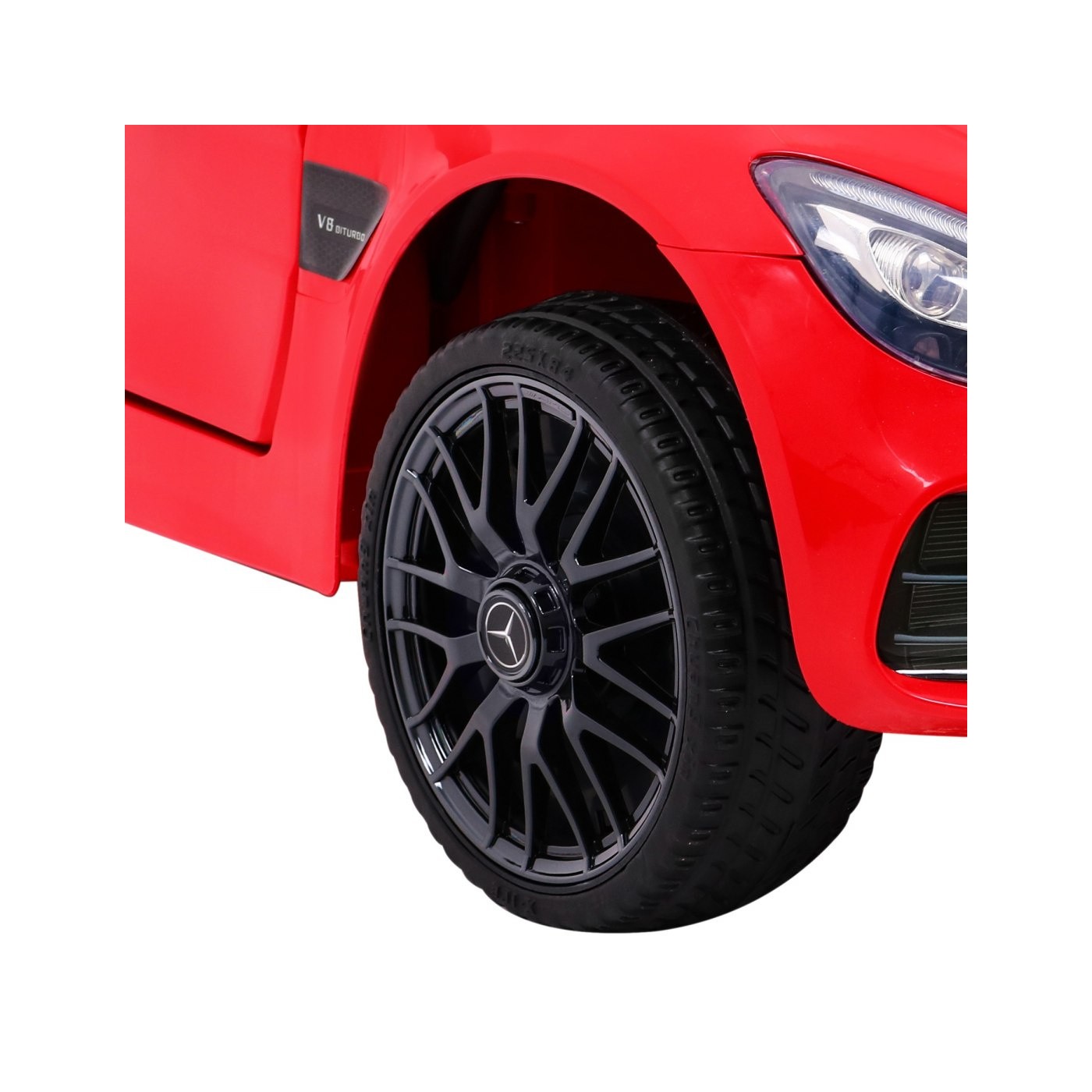 Mercedes Benz GT na batériu pre deti Červený + Diaľkové ovládanie + Pomalý štart + MP3 LED