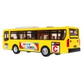 Interaktívny Školský autobus pre deti 3+ žltý + Otváracie dvere + Zvuky Svetlá