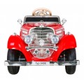 Mercedes Benz Retro 540A pre deti Červený + Režim "Rodič" + Diaľkové ovládanie + Audio panel + LED