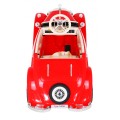 Mercedes Benz Retro 540A pre deti Červený + Režim "Rodič" + Diaľkové ovládanie + Audio panel + LED
