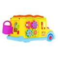 Multifunkčný Autobus pre deti 12m+ Zvuky Svetlá + Pohyblivé časti + Mini interaktívne hry