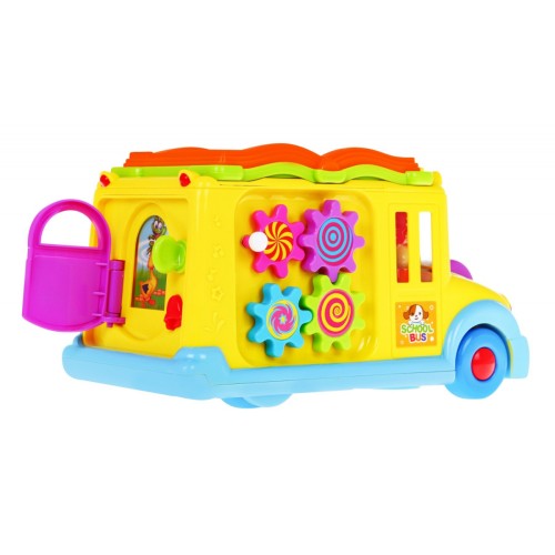 Multifunkčný Autobus pre deti 12m+ Zvuky Svetlá + Pohyblivé časti + Mini interaktívne hry
