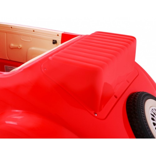 Mercedes Benz Retro 540A pre deti Červený + Režim "Rodič" + Diaľkové ovládanie + Audio panel + LED