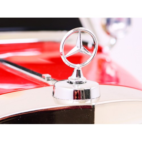 Mercedes Benz Retro 540A pre deti Červený + Režim "Rodič" + Diaľkové ovládanie + Audio panel + LED