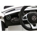Mercedes Benz SLC300 Auto na batériu pre deti Biely + Zvuky MP3 Svetlá + Diaľkové ovládanie + Pomalý štart