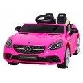 Mercedes Benz SLC300 Auto na batériu pre deti Ružový + Zvuky MP3 Svetlá + Diaľkové ovládanie + Pomalý štart