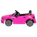 Mercedes Benz SLC300 Auto na batériu pre deti Ružový + Zvuky MP3 Svetlá + Diaľkové ovládanie + Pomalý štart