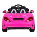 Mercedes Benz SLC300 Auto na batériu pre deti Ružový + Zvuky MP3 Svetlá + Diaľkové ovládanie + Pomalý štart