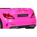 Mercedes Benz SLC300 Auto na batériu pre deti Ružový + Zvuky MP3 Svetlá + Diaľkové ovládanie + Pomalý štart