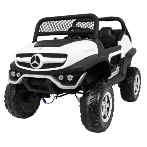 Vozidlo Mercedes BENZ UNIMOG Biely