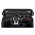 Mercedes Benz Unimog pre deti Čierny + Pohon 4x4 + Diaľkové ovládanie + Batožinový priestor + Pomalý štart + MP3 LED
