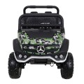 Mercedes Benz Unimog pre deti Lakovaný Moro + Pohon 4x4 + Diaľkové ovládanie + Batožinový priestor + Pomalý štart + Rádio MP3 +