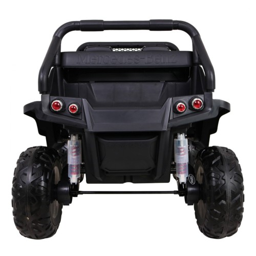 Mercedes Benz Unimog pre deti Lakovaný Moro + Pohon 4x4 + Diaľkové ovládanie + Batožinový priestor + Pomalý štart + Rádio MP3 +