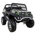 Mercedes Benz Unimog pre deti Lakovaný Moro + Pohon 4x4 + Diaľkové ovládanie + Batožinový priestor + Pomalý štart + Rádio MP3 +