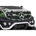 Mercedes Benz Unimog pre deti Lakovaný Moro + Pohon 4x4 + Diaľkové ovládanie + Batožinový priestor + Pomalý štart + Rádio MP3 +