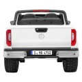 Mercedes Benz X-Class pre deti Biely + Diaľkové ovládanie + Pohon 4x4 + MP4 + Batožinový priestor + LED + EVA