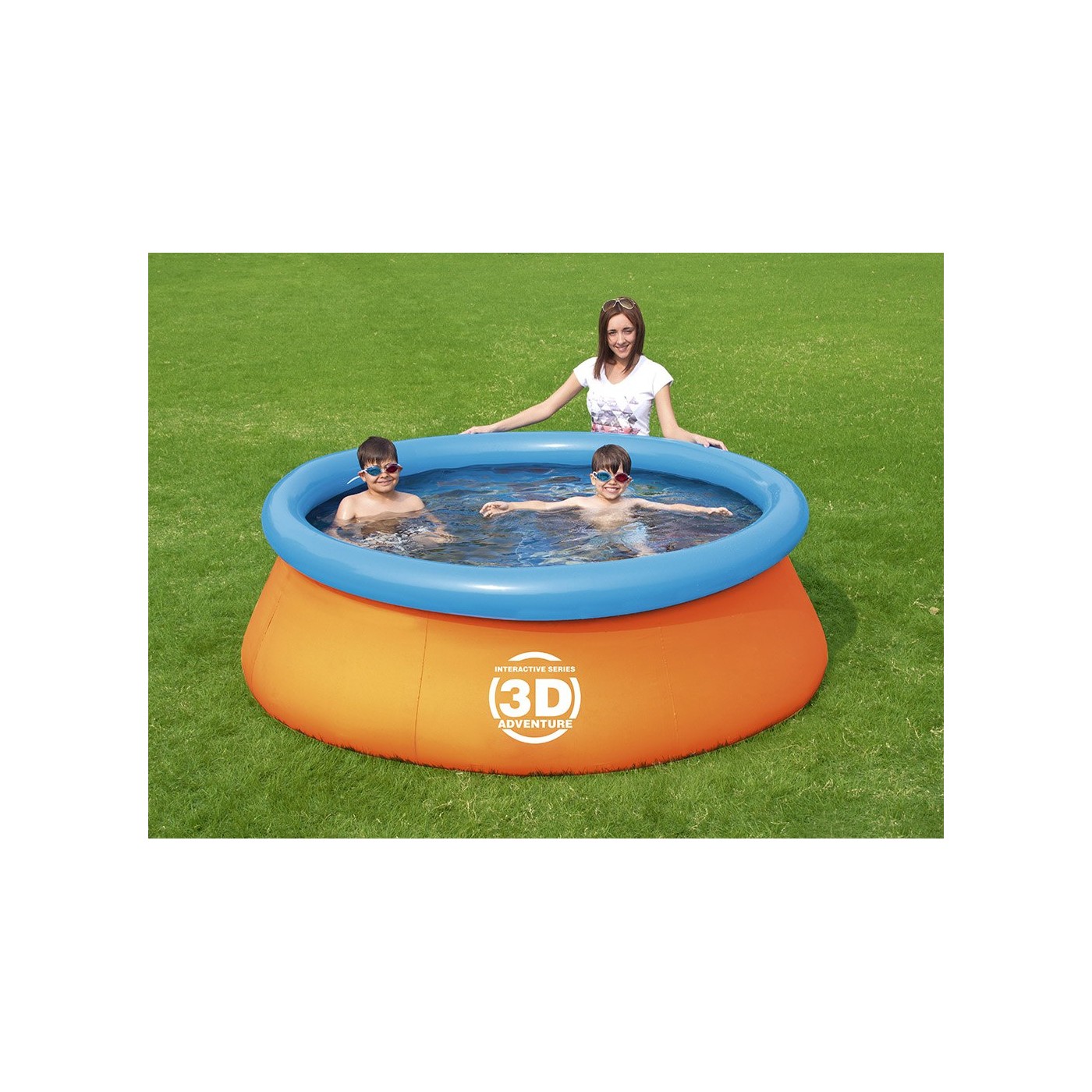 Bazén 3D Vodné Dobrodružstvo Okuliare 213 66 cm BESTWAY