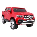 Mercedes Benz X-Class pre deti Lakovaný Červený + Diaľkové ovládanie + Pohon 4x4 + MP4 + Batožinový priestor + EVA