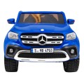 Mercedes Benz X-Class pre deti Lakovaný Modrý + Diaľkové ovládanie + Pohon 4x4 + MP4 + Batožinový priestor + EVA