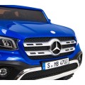 Mercedes Benz X-Class pre deti Lakovaný Modrý + Diaľkové ovládanie + Pohon 4x4 + MP4 + Batožinový priestor + EVA