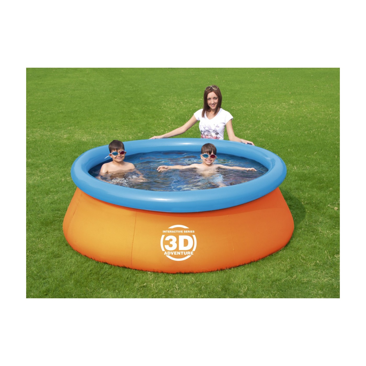 Bazén 3D Vodné Dobrodružstvo Okuliare 213 66 cm BESTWAY