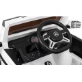 Auto Mercedes G63 6x6 pre deti Biely + 2 Plynové pedály + Nastaviteľné sedadlo + Audio LED + Batožinový priestor + Kufor pre rod