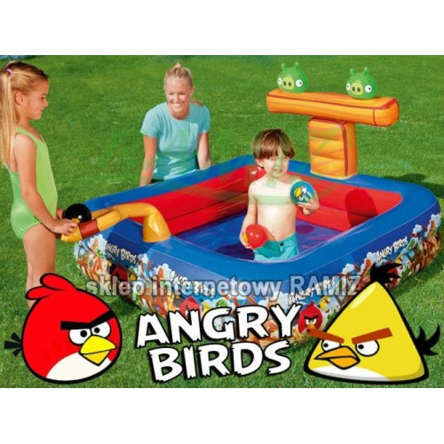 Bazén Angry Birds Katapult 147 147 91cm BESTWAY