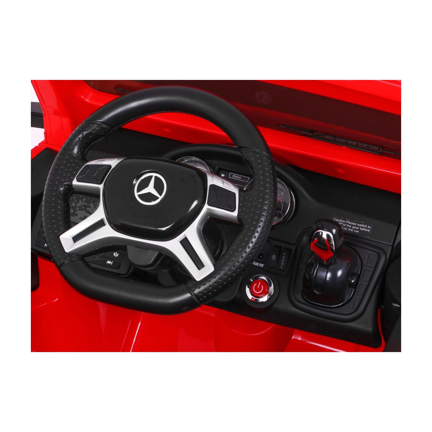 Auto Mercedes G63 6x6 pre deti Červený + 2 Plynové pedály + Nastaviteľné sedadlo + Audio LED + Batožinový priestor + Kufor pre r