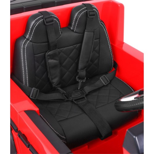 Auto Mercedes G63 6x6 pre deti Červený + 2 Plynové pedály + Nastaviteľné sedadlo + Audio LED + Batožinový priestor + Kufor pre r