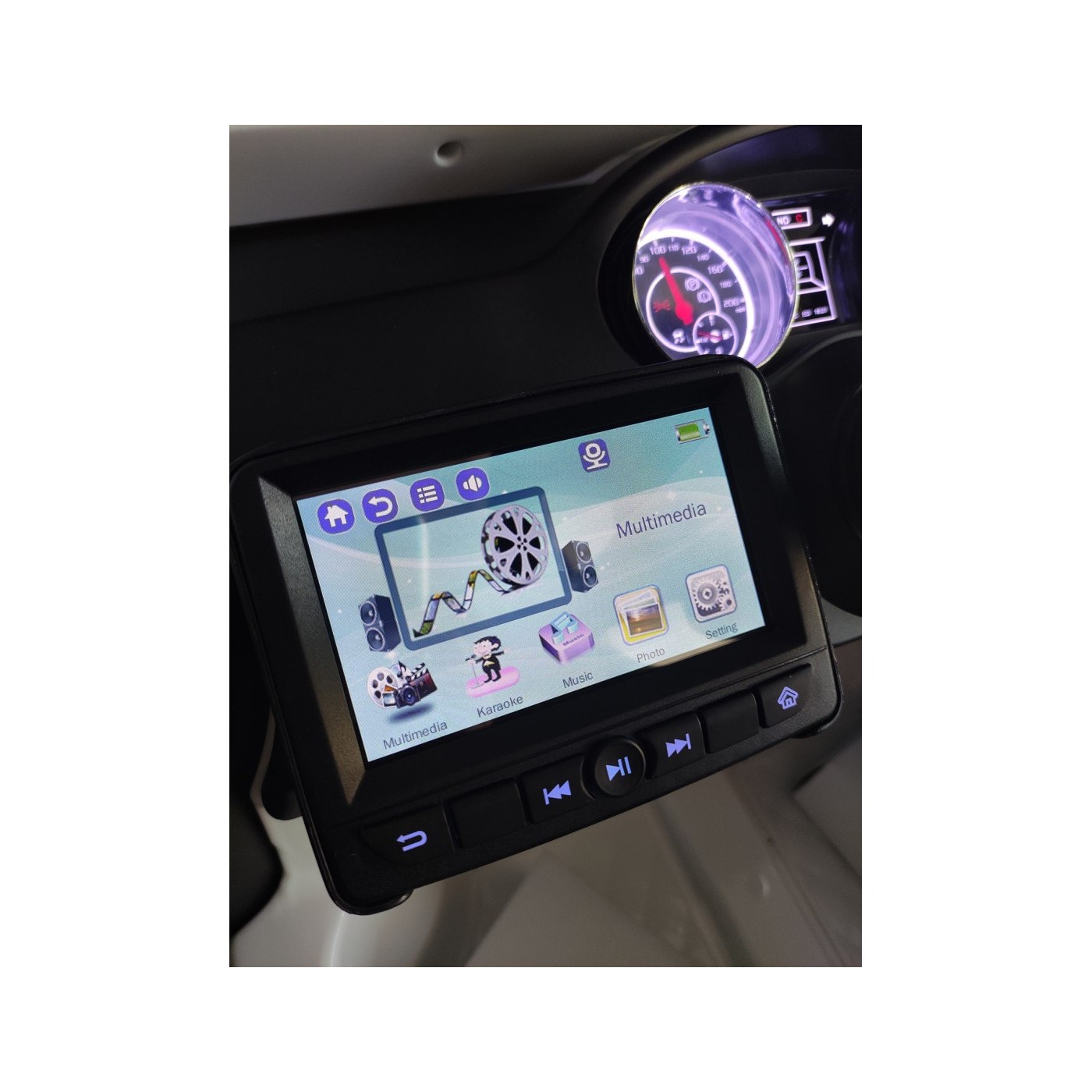 Auto Mercedes G63 6x6 MP4 pre deti Červený + 2 Plynové pedály + Nastaviteľné sedadlo + MP4 + LED + Batožinový priestor + Kufor p