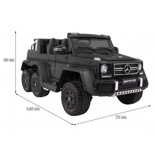Vozidlo Mercedes G63 6x6 Lakovaný Čierny