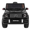 Mercedes AMG G63 pre deti Lakovaný Čierny + Diaľkové ovládanie + MP3 LED + Pomalý štart + EVA + Pásy