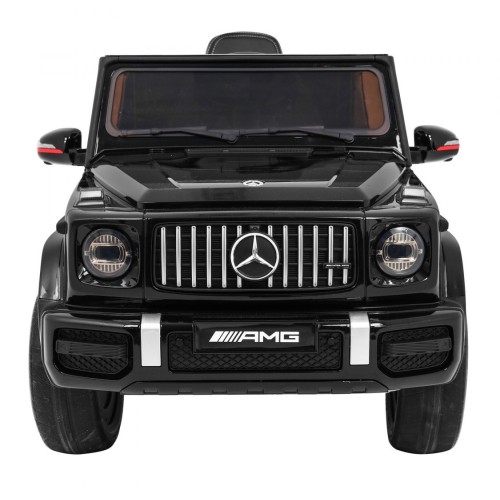 Mercedes AMG G63 pre deti Lakovaný Čierny + Diaľkové ovládanie + MP3 LED + Pomalý štart + EVA + Pásy