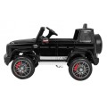 Mercedes AMG G63 pre deti Lakovaný Čierny + Diaľkové ovládanie + MP3 LED + Pomalý štart + EVA + Pásy