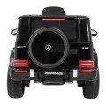 Mercedes AMG G63 pre deti Lakovaný Čierny + Diaľkové ovládanie + MP3 LED + Pomalý štart + EVA + Pásy