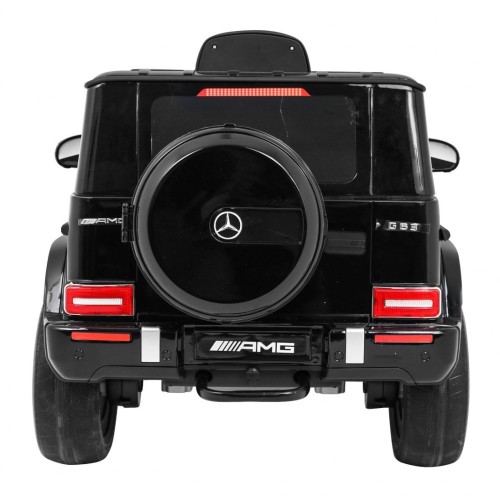 Mercedes AMG G63 pre deti Lakovaný Čierny + Diaľkové ovládanie + MP3 LED + Pomalý štart + EVA + Pásy