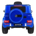 Mercedes AMG G63 pre deti Lakovaný Modrý + Diaľkové ovládanie + MP3 LED + Pomalý štart + EVA + Pásy
