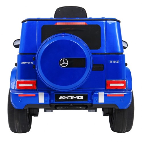 Mercedes AMG G63 pre deti Lakovaný Modrý + Diaľkové ovládanie + MP3 LED + Pomalý štart + EVA + Pásy
