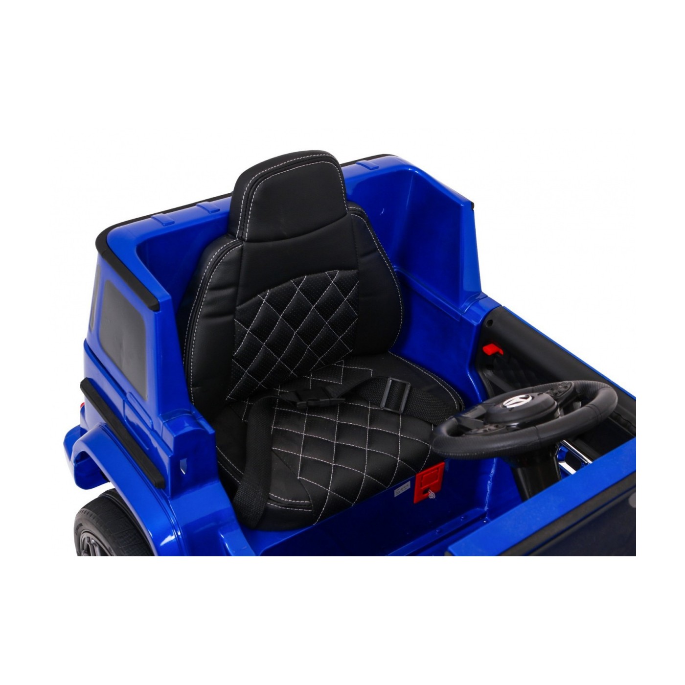 Mercedes AMG G63 pre deti Lakovaný Modrý + Diaľkové ovládanie + MP3 LED + Pomalý štart + EVA + Pásy