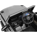 Mercedes AMG G63 pre deti Lakovaný Strieborný + Diaľkové ovládanie + MP3 LED + Pomalý štart + EVA + Pásy
