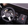 Auto na batériu Mercedes AMG G65 pre deti Čierny + Lakovaný + Batožinový priestor + Svetlá Zvuky