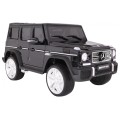 Auto na batériu Mercedes AMG G65 pre deti Čierny + Lakovaný + Batožinový priestor + Svetlá Zvuky