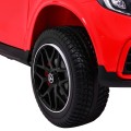 Auto Mercedes GLC 63S pre deti Červený + Pohon 4x4 + MP4 + LED + Ekokoža + Pomalý štart + EVA