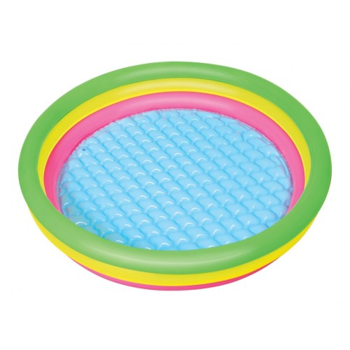 Nafukovací Bazén pre deti Brodík Dúha 152x30cm BESTWAY + Opravná záplata