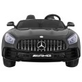 Mercedes-Benz GT R pre deti Lakovaný Čierny + Pohon 4x4 + Vetráčik + Diaľkové ovládanie + EVA + MP3 LED